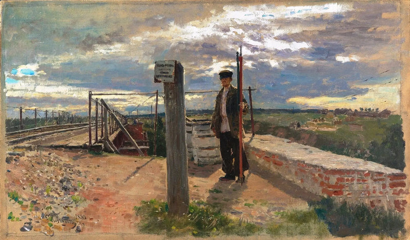 Guardia ferroviaria. Khotkovo - Ilya Repin