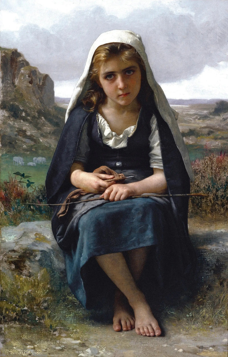 Guardiana de ovejas - Bouguereau
