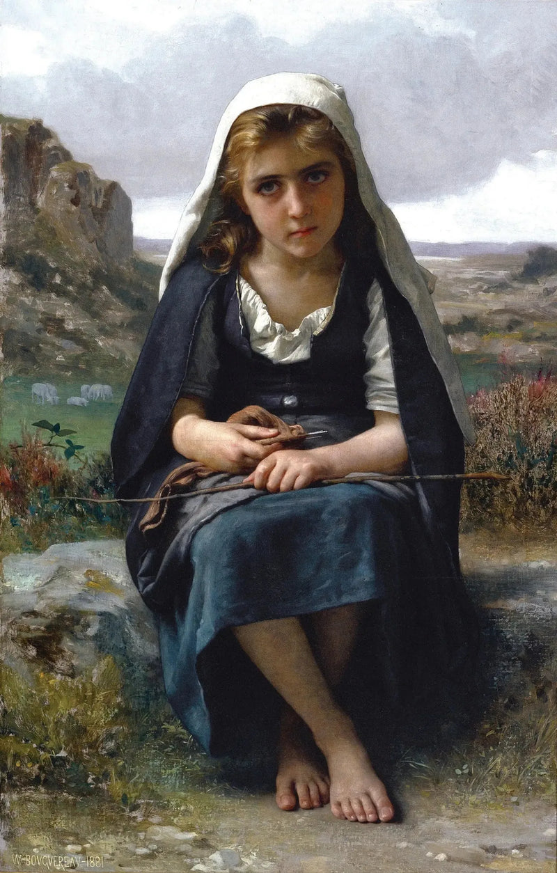 Guardiana de ovejas - Bouguereau