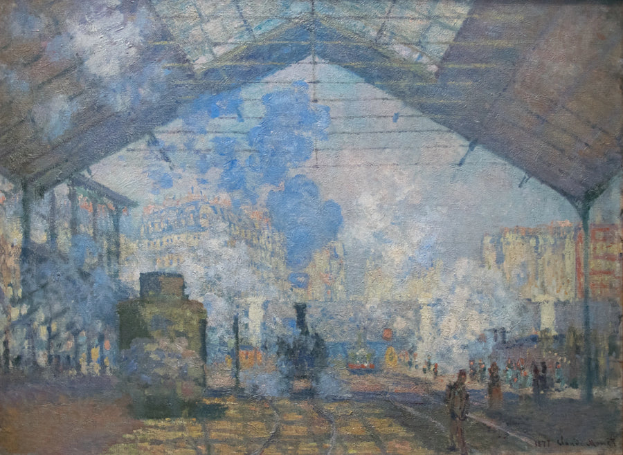 Estación Saint-Lazare W438 - Claude Monet