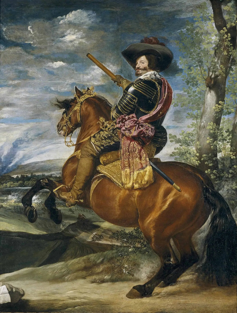 Gaspar de Guzmán, conde-duque de Olivares, a caballo - Diego Velázquez