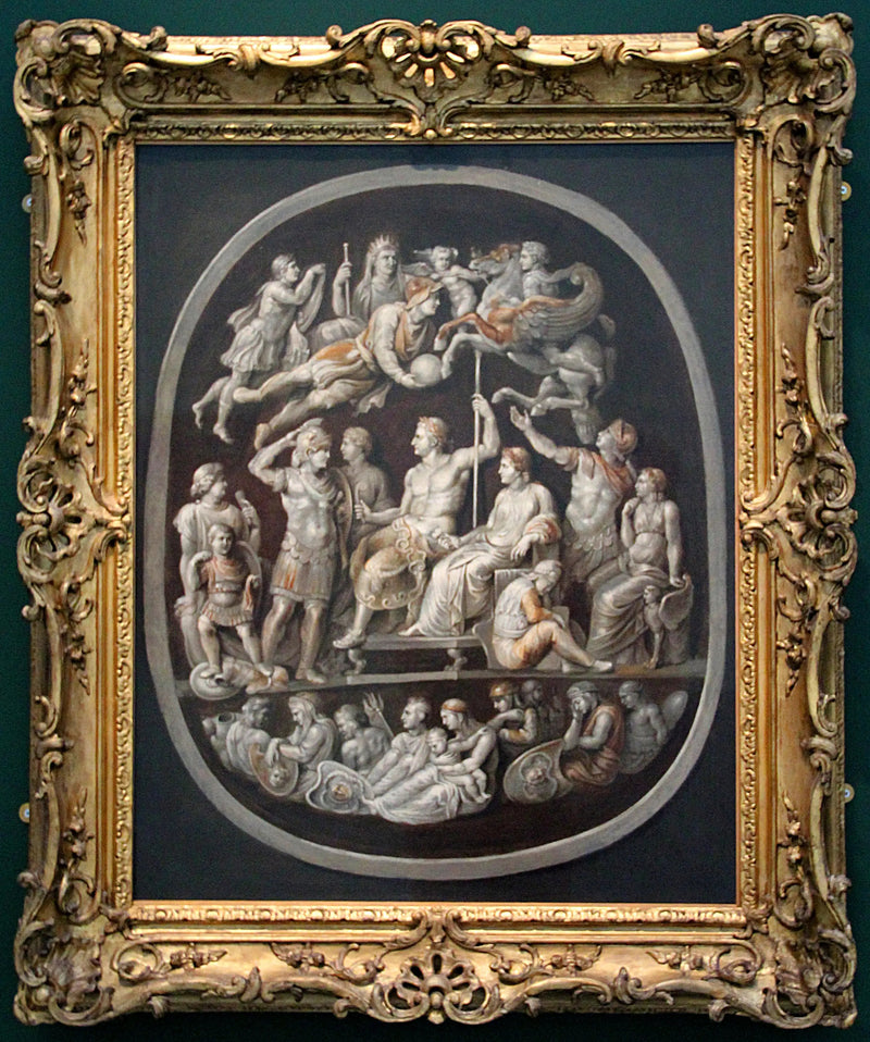 Gemma Tiberiana, o La Apoteosis de Germánico - Peter Paul Rubens