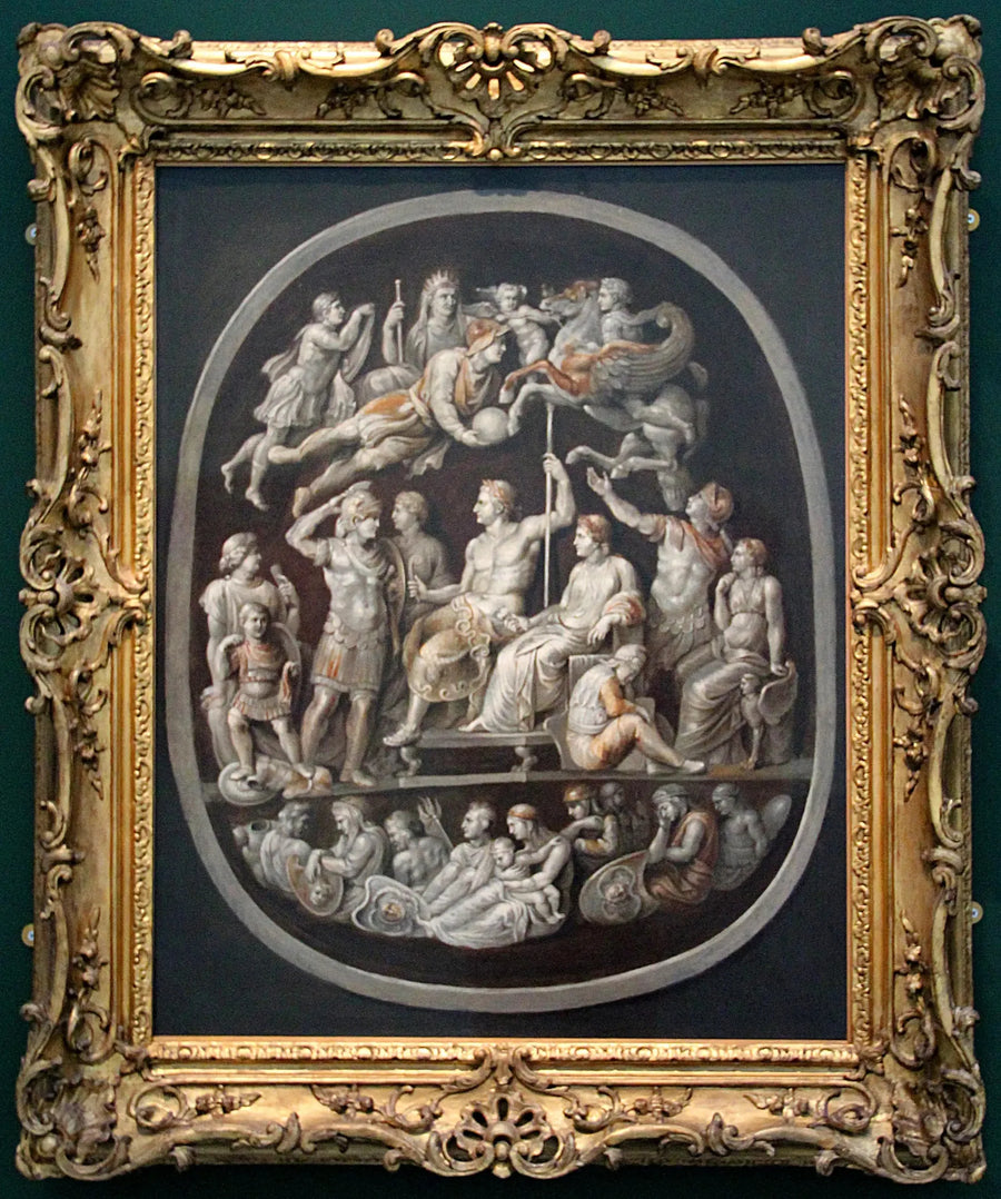 Gemma Tiberiana, o La Apoteosis de Germánico - Peter Paul Rubens