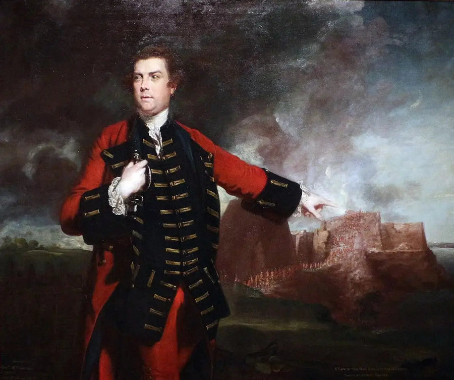 General William Keppel, en el asalto al castillo de Morro - Joshua Reynolds
