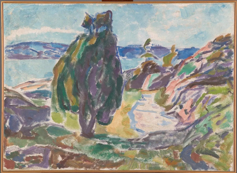 Enebro cerca del mar - Edvard Munch