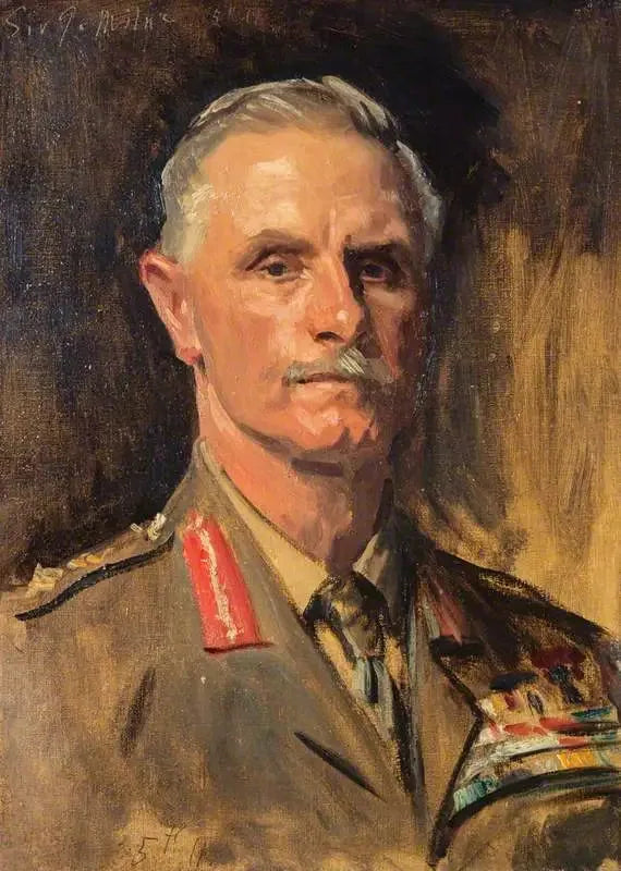 George Francis Milne, 1er barón Milne, 1866-1948. Mariscal (Estudio para un retrato en Oficiales generales de la Primera Guerra Mundial, 1914-1918) - John Singer Sargent