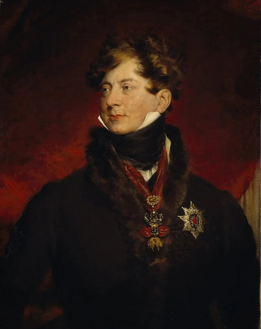 Jorge IV, 1762 - 1830. Gobernó como regente de 1811 a 1820, como rey de 1820 a 1830. - Thomas Lawrence