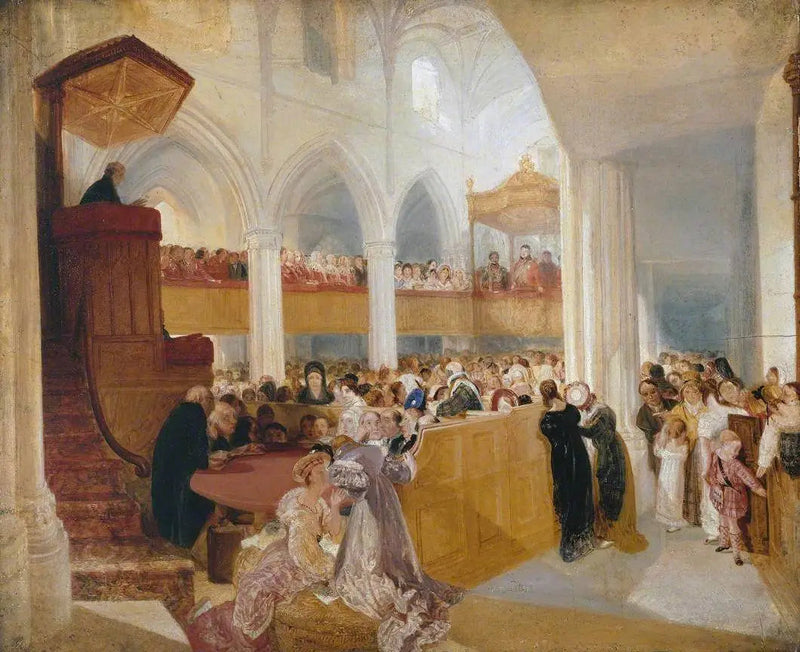 Jorge IV en St Giles's, Edimburgo - J. M. W. Turner