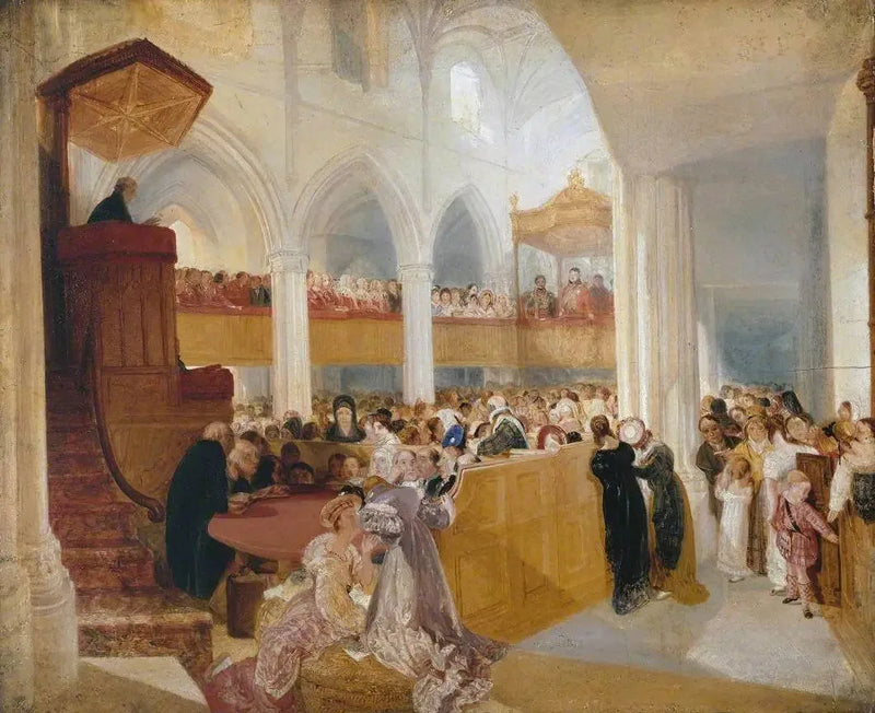 Jorge IV en St Giles's, Edimburgo - J. M. W. Turner