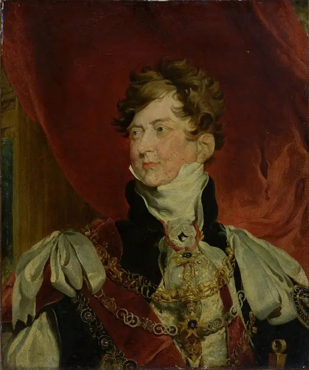 George IV en príncipe regente con las insignias de la Orden de la Jarretera - Thomas Lawrence