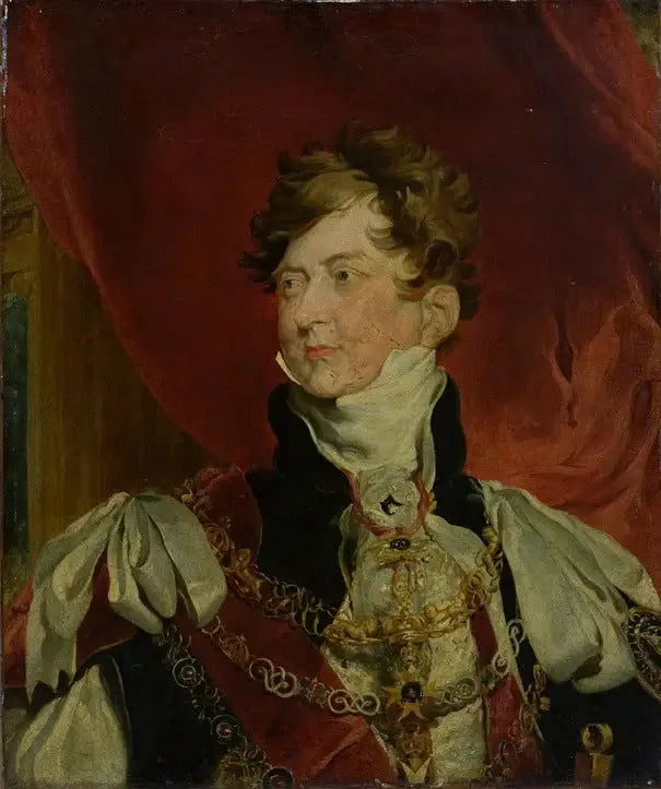 George IV en príncipe regente con las insignias de la Orden de la Jarretera - Thomas Lawrence