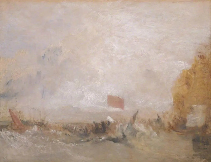 La salida de Jorge IV del 'Royal George', 1822 - J. M. W. Turner
