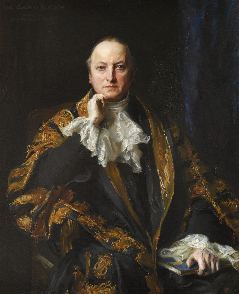 George Nathaniel Curzon, 1er marquis Curzon de Kedleston - Philip de László image 1 reproduction artisanale de tableau