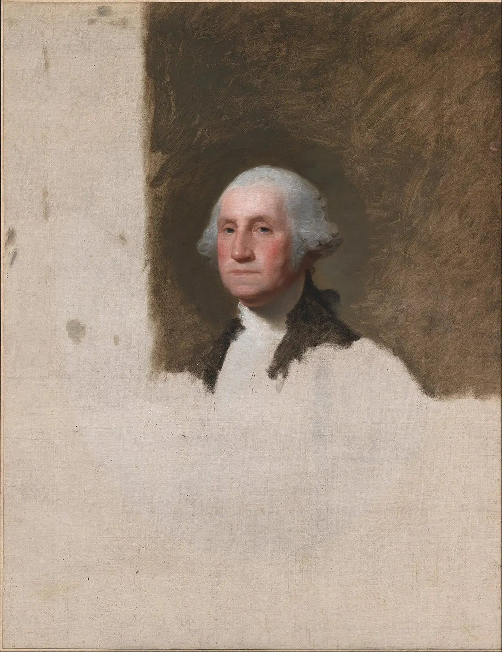 George Washington (Le portrait de l'Athénée) - Gilbert Stuart image 1 copie de tableau peinte à la main