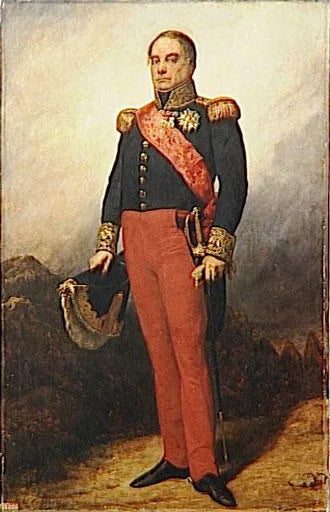 Georges Mouton, conde de Lobau, mariscal de Francia (1770-1838) - Ary Scheffer