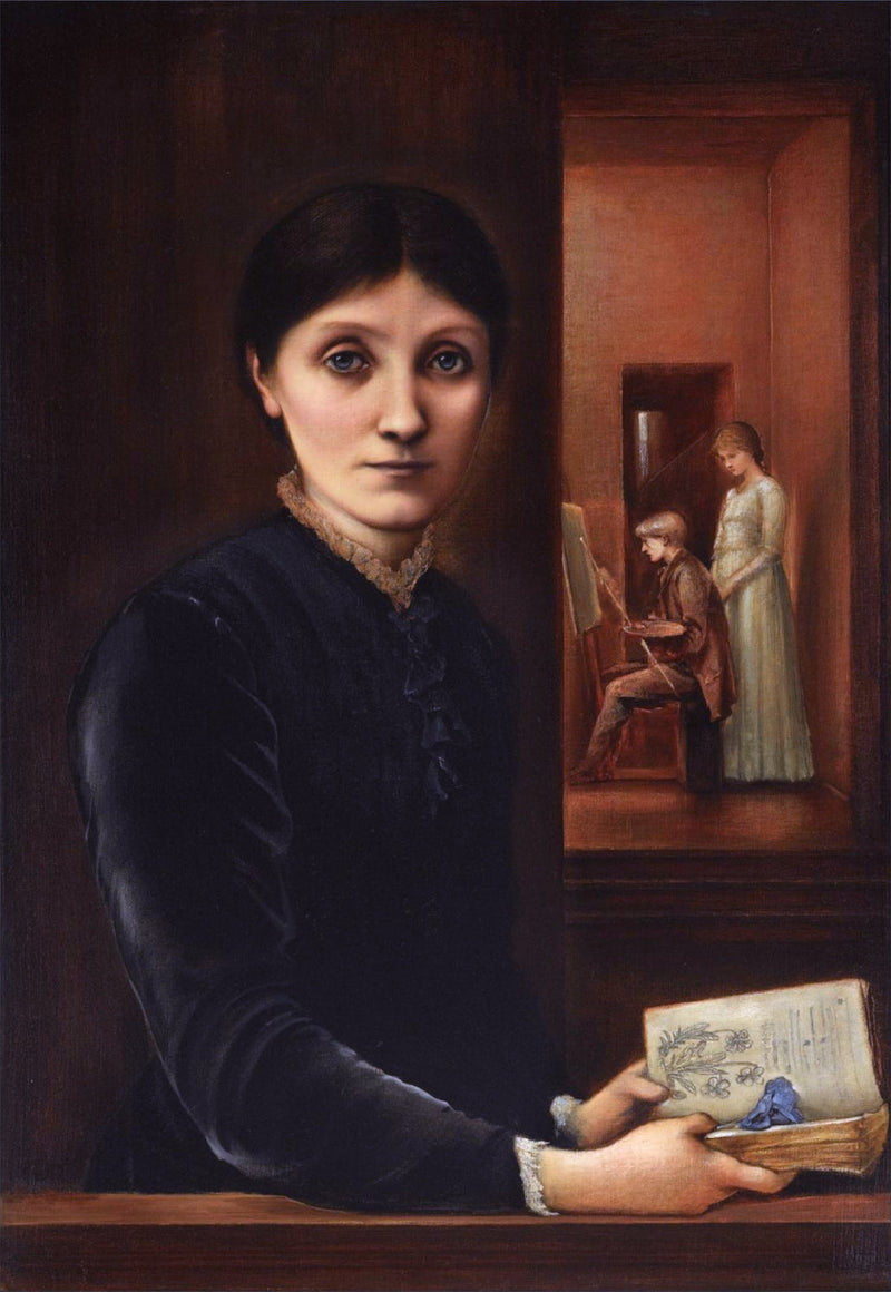Georgiana Burne-Jones, sus hijos Margaret y Philip - Edward Burne-Jones