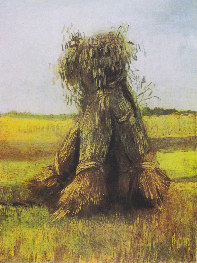 Manos de trigo en un campo - Vincent van Gogh