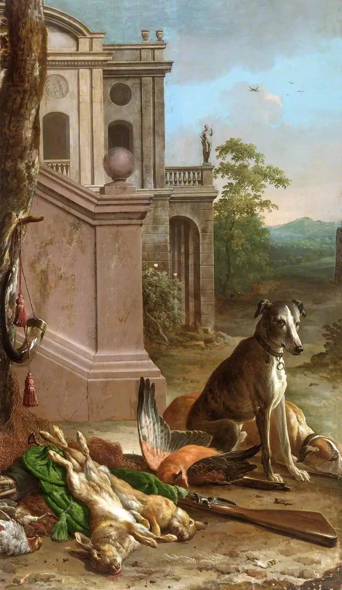 Caza mayor en un paisaje - Melchior de Hondecoeter