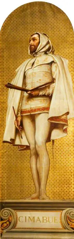 Giovanni Cimabue (1240–1302) (proyecto para un mosaico en el Victoria and Albert Museum) - Frederic Leighton