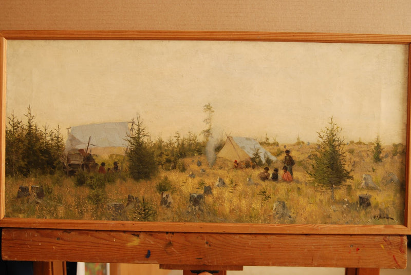 Gitanos (campamento romaní) - Isaac Levitan