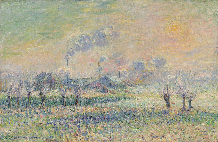 Escarcha en Pontoise - Gustave Loiseau