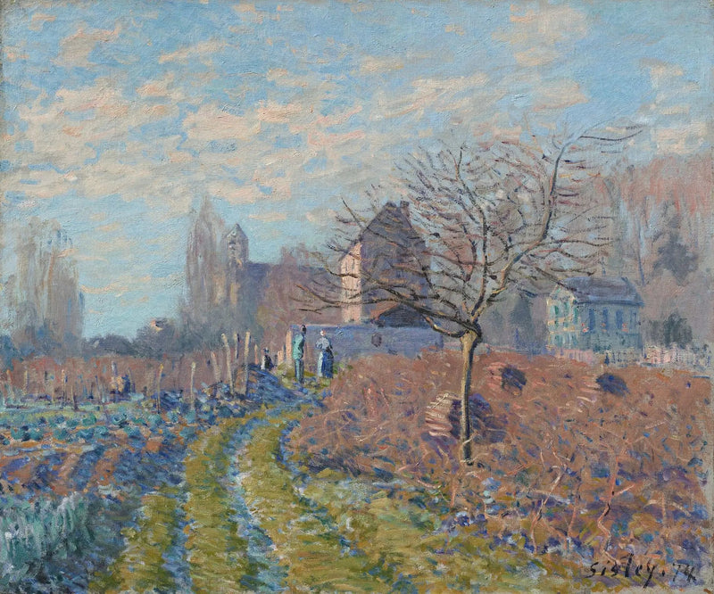 Escarcha blanca, verano de San Martín - Alfred Sisley