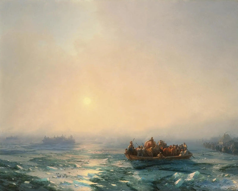Vista del Dniéper - Iván Aivazovski