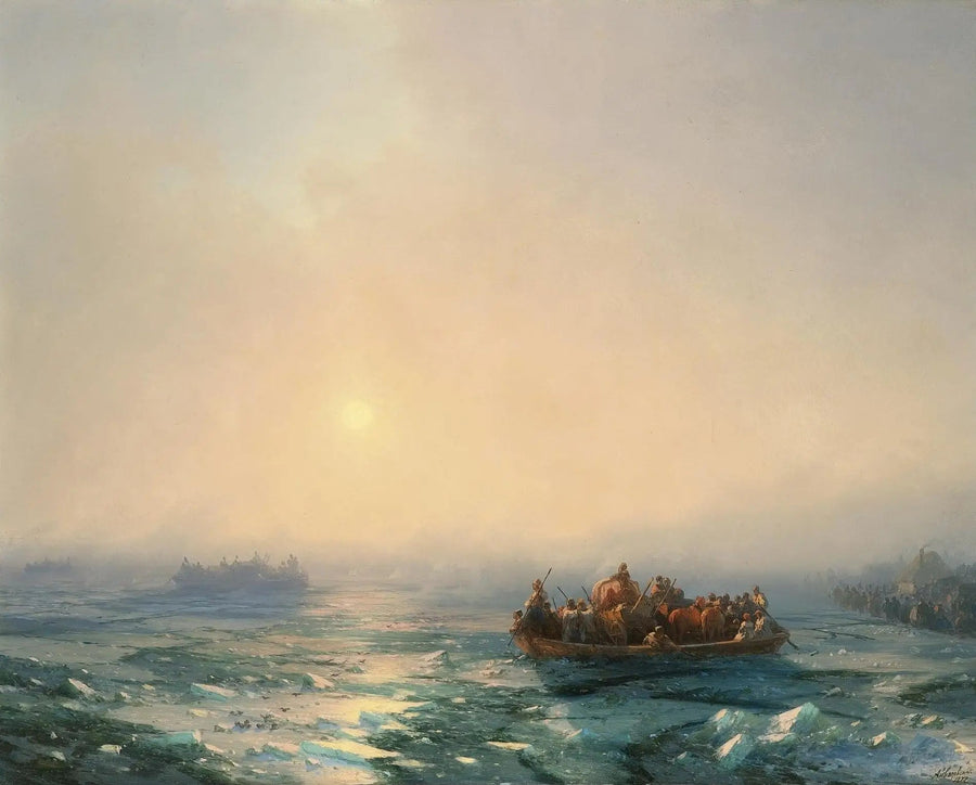 Vista del Dniéper - Iván Aivazovski