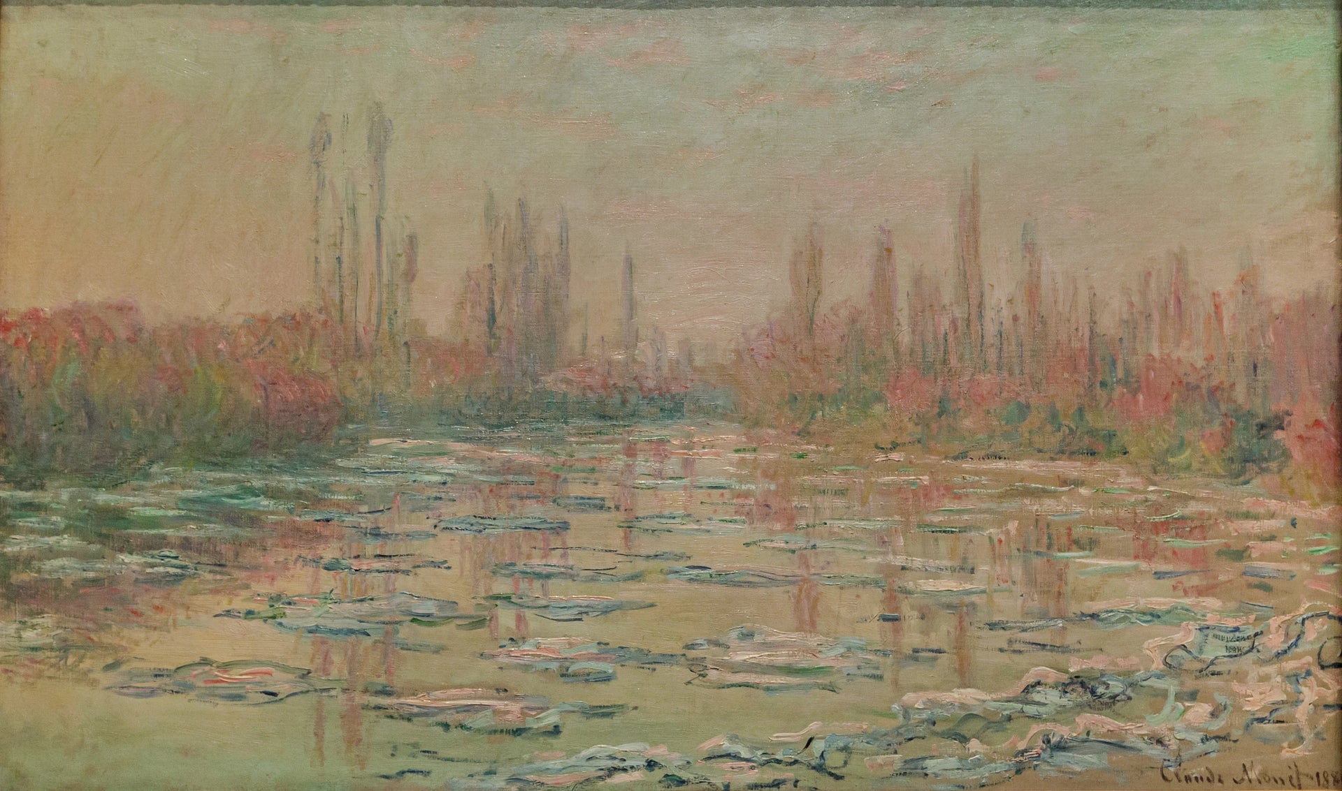 Les Glaçons W567 par Claude Monet, musée d’Orsay