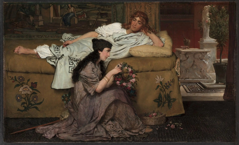 Glaucus y Nydia - Lawrence Alma-Tadema