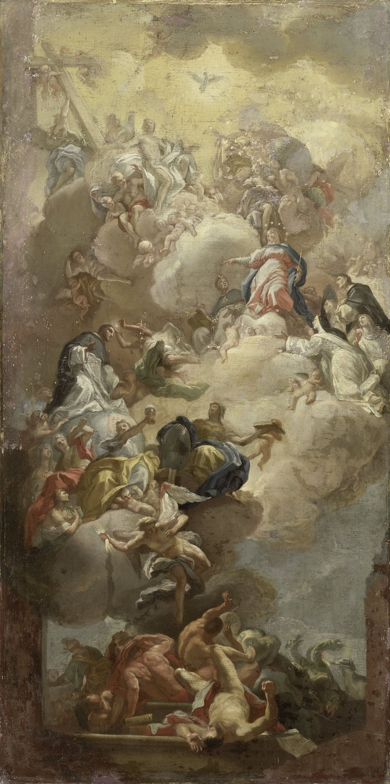 Glorificación de san Domingo - Francesco Solimena