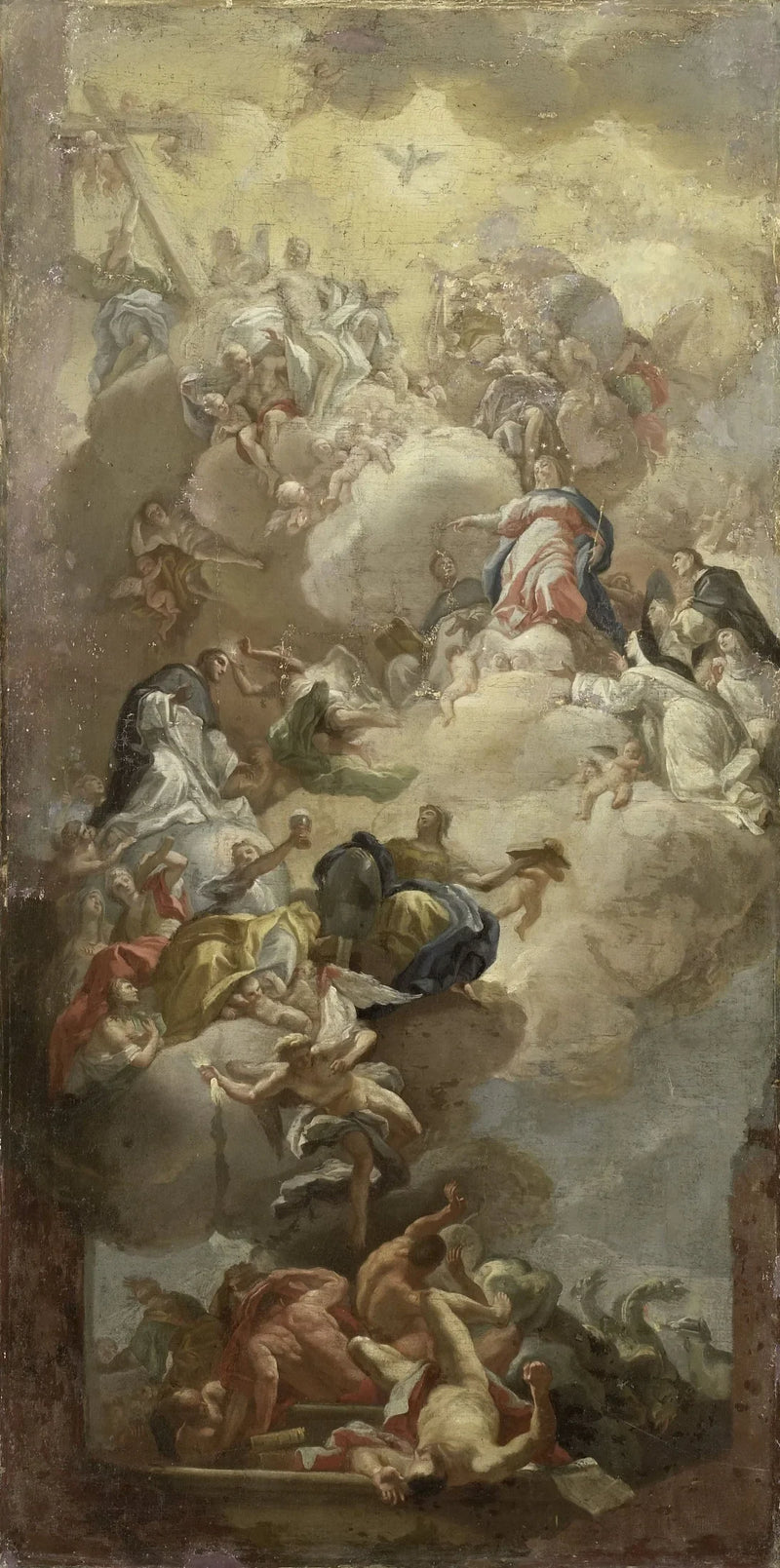 Glorificación de san Domingo - Francesco Solimena
