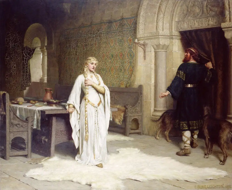Godiva y Léofric - Edmund Blair Leighton