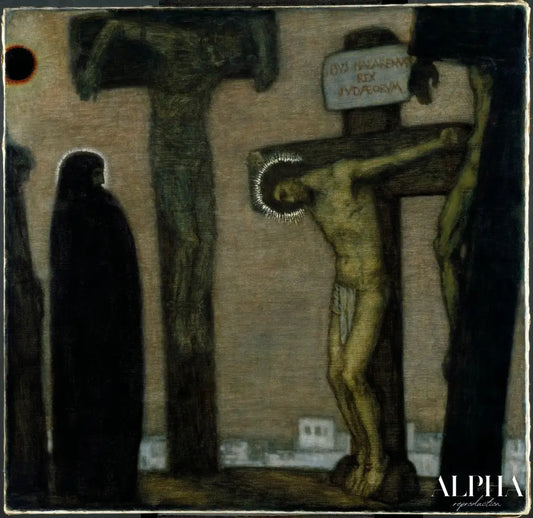 Golgotha - Franz Von Stuck Reproductions de tableaux à la peinture à l’huile