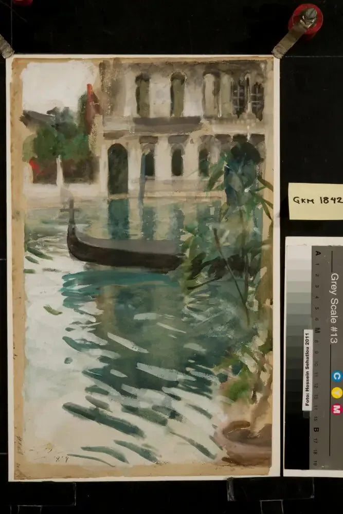 Góndola frente al Palazzo Barbaro - Anders Zorn