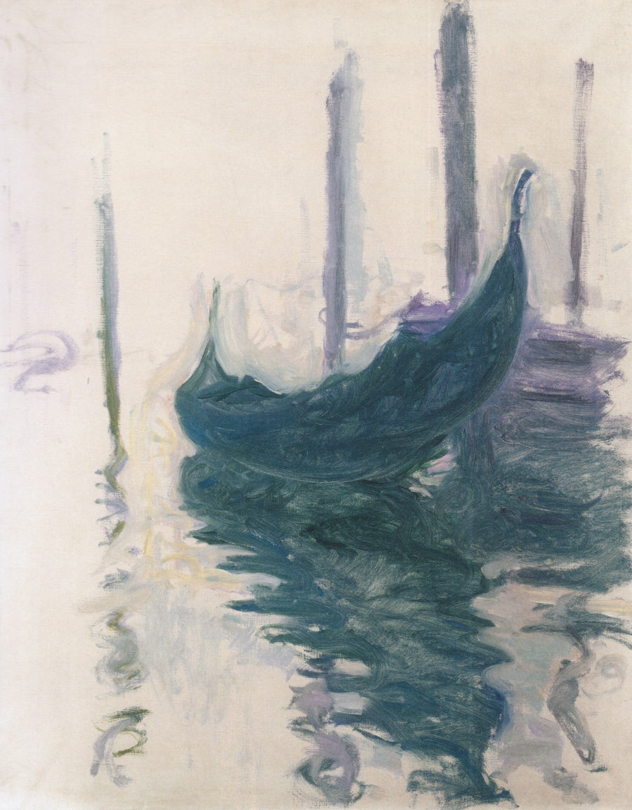 Góndolas en Venecia, Nantes W1772 - Claude Monet