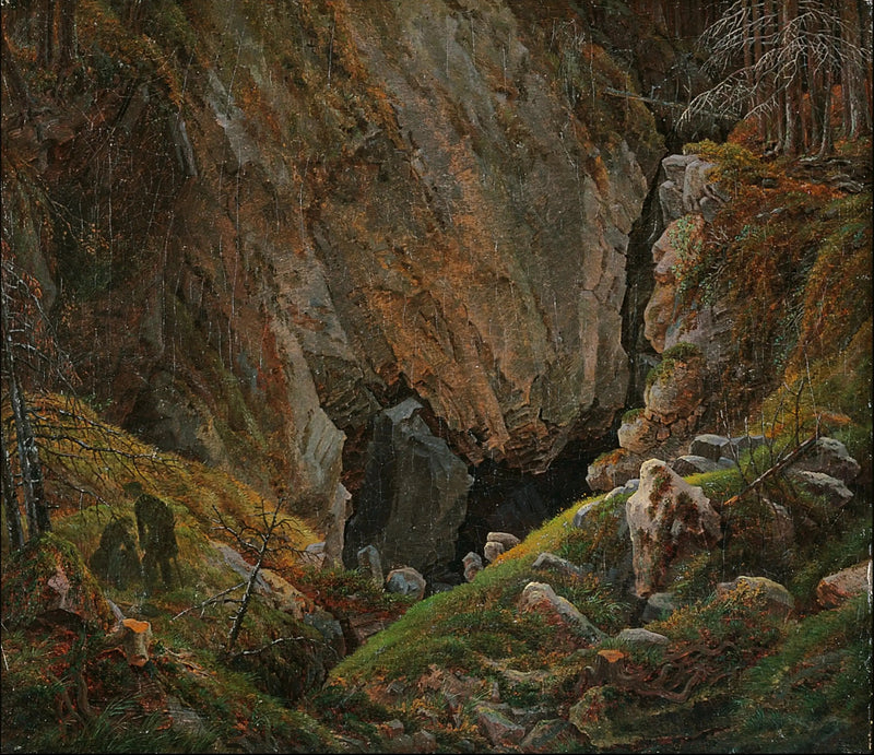 Garganta en el Hartz - Caspar David Friedrich