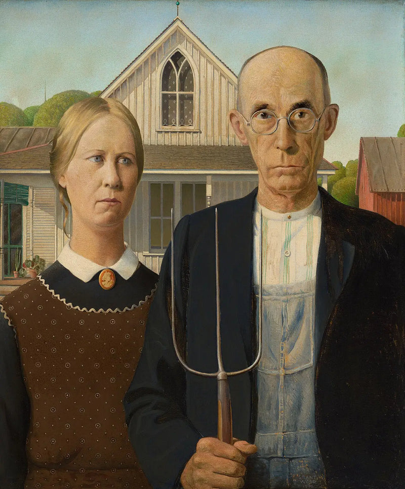 gótico americano - Grant Wood