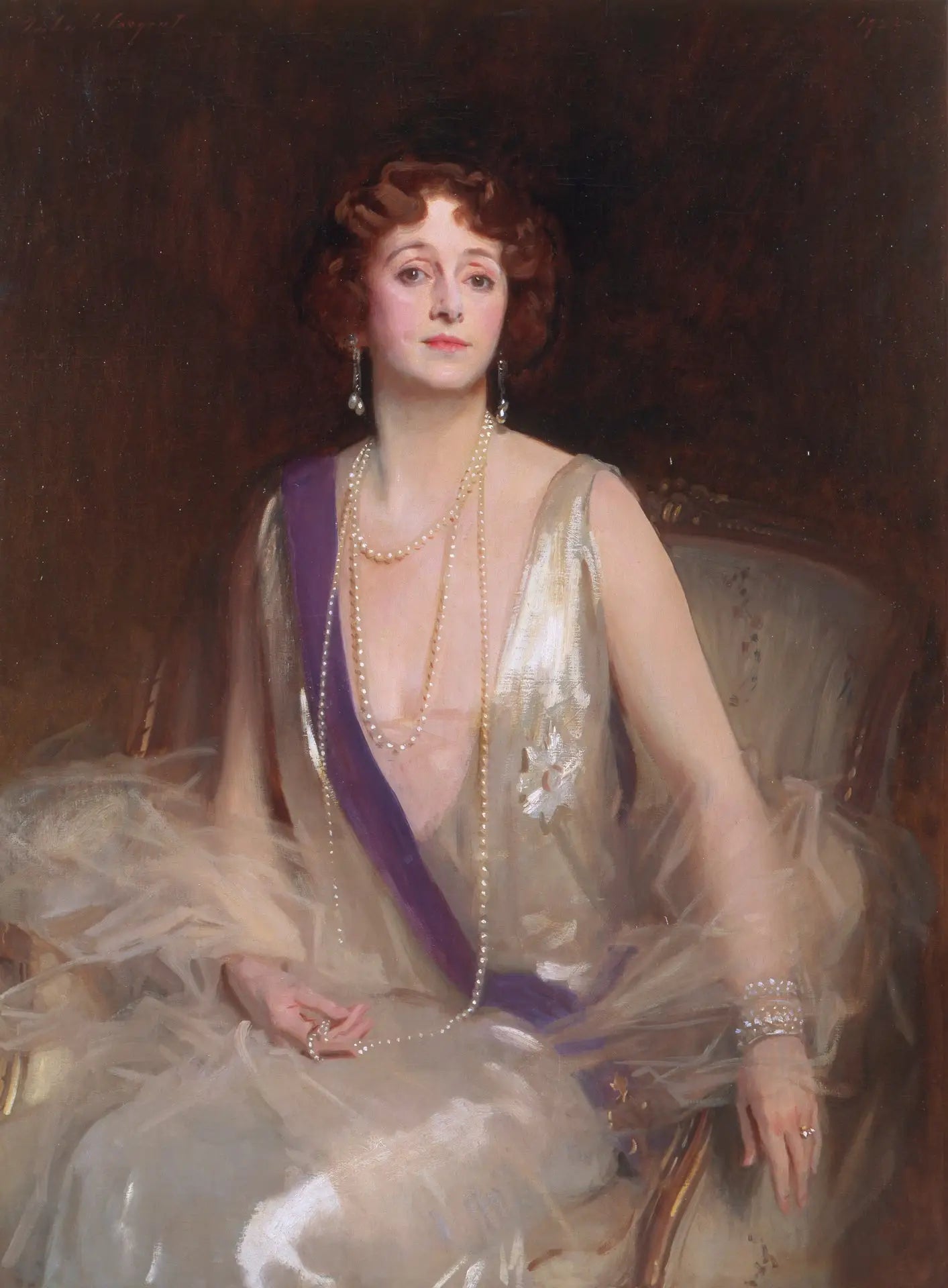 Grace Elvina, marquise Curzon de Kedleston - John Singer Sargent image 1 copie de tableau peinte à la main