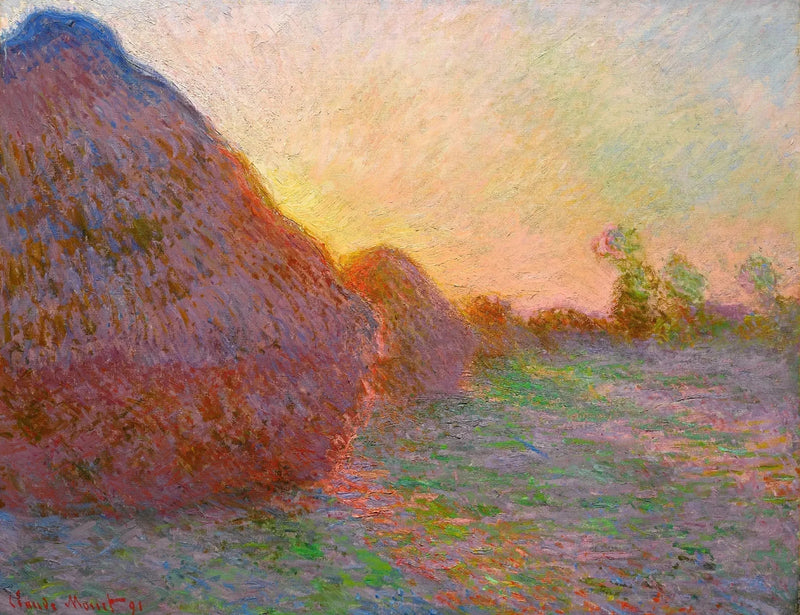 Les Meules W1273 - Claude Monet