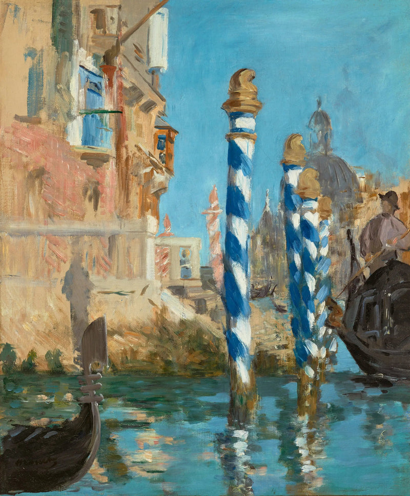 Gran Canal en Venecia - Édouard Manet