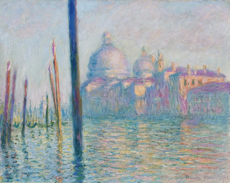 El Gran Canal de Venecia W1738 - Claude Monet