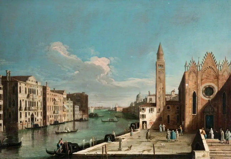 Gran Canal: Desde Santa Maria della Carità hasta Bacino di San Marco - Canaletto