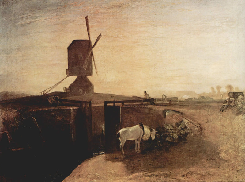 Gran Canal de Junction en el Molino de Southall - J. M. W. Turner