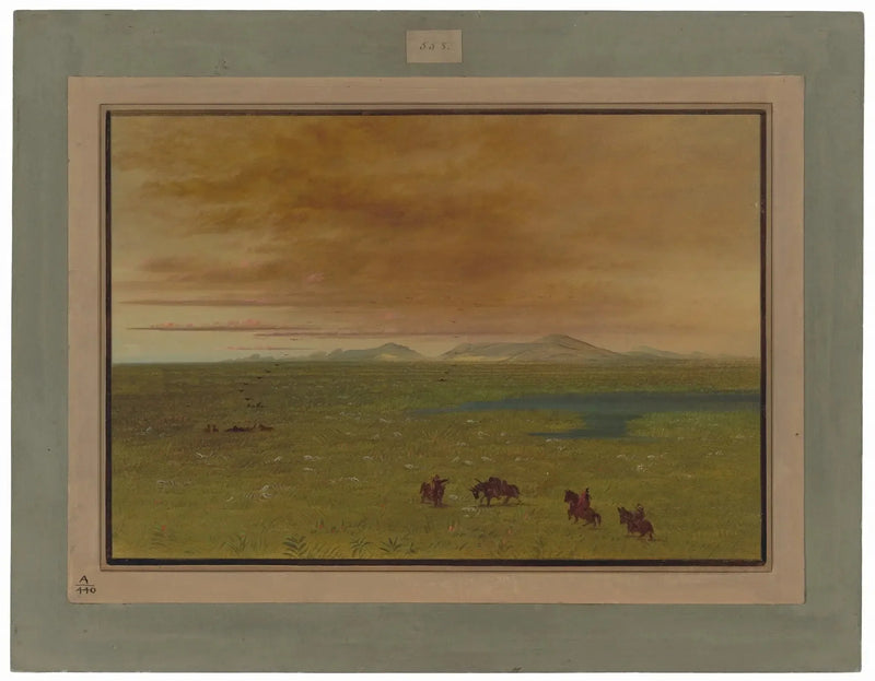 Gran Lavadero, Pampa del Sacramento - George Catlin