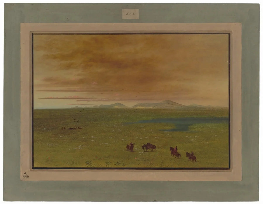 Gran Lavadero, Pampa del Sacramento - George Catlin