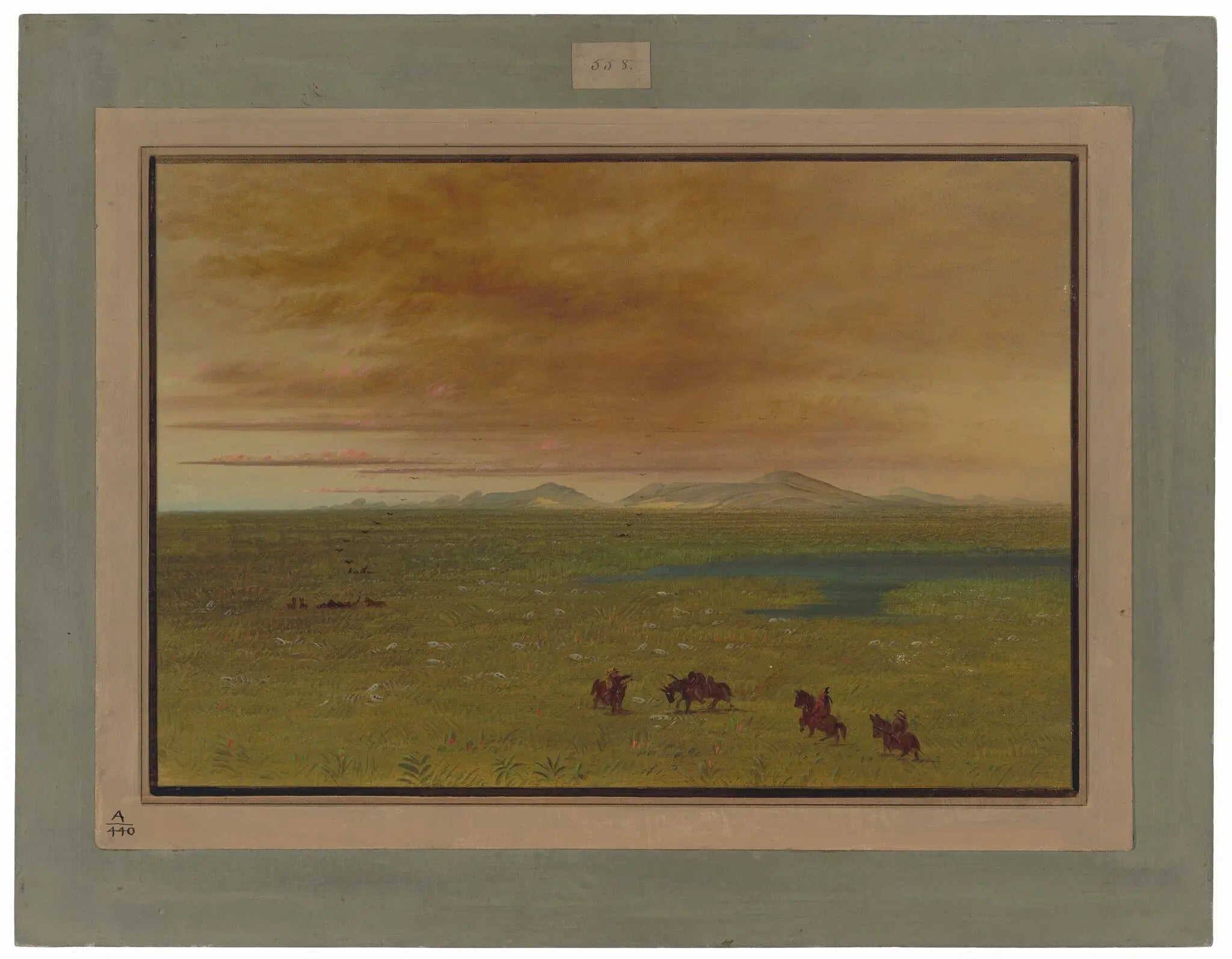Grand Lavoir Pampa del Sacramento - George Catlin - Alpha Reproduction