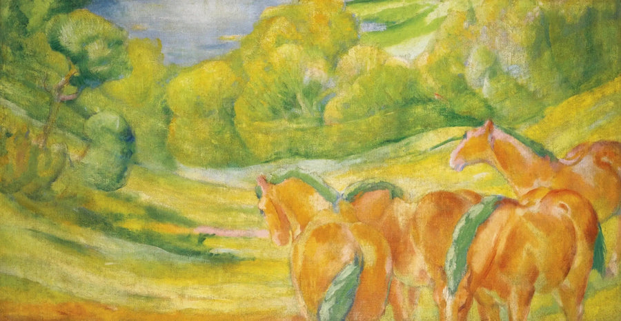 Gran Paisaje I - Franz Marc