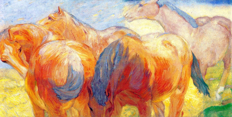 Gran cuadro de caballo Lenggries I - Franz Marc