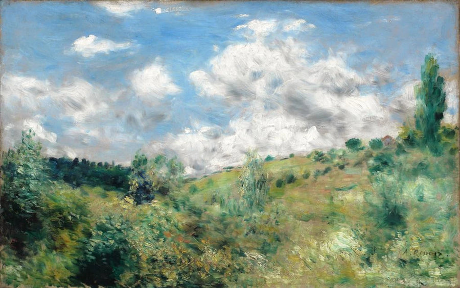 El Rafale de viento - Pierre-Auguste Renoir